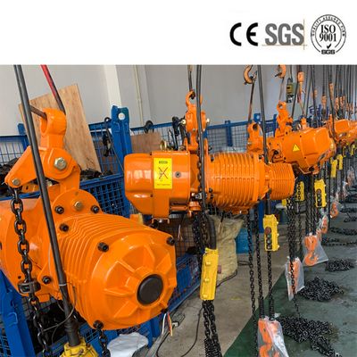 Low Maintenance Operation Electric Chain Hoist with Dual Braking System and 1 Year Warranty
