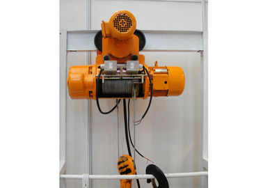 Special Motor CD / MD Electric Wire Rope Hoists Lifting Equipment With Cable Trolley