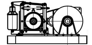 5m/Min 380V Electric Wire Rope Winch With Disc Brake