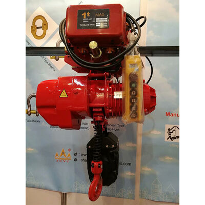 2 톤 380V 440V 전기 체인 호프트와 파워 트롤리 및 산업 리프팅을 위한 2 속도 기능